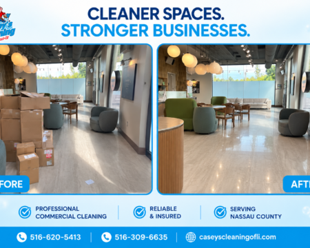Commercial Lounge & Seating Area Before & After