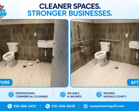 Commercial Restroom Deep Cleaning Before & After