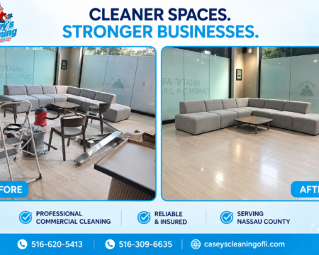 Lounge Area De-Clutter & Tile Floor Polishing Showcase