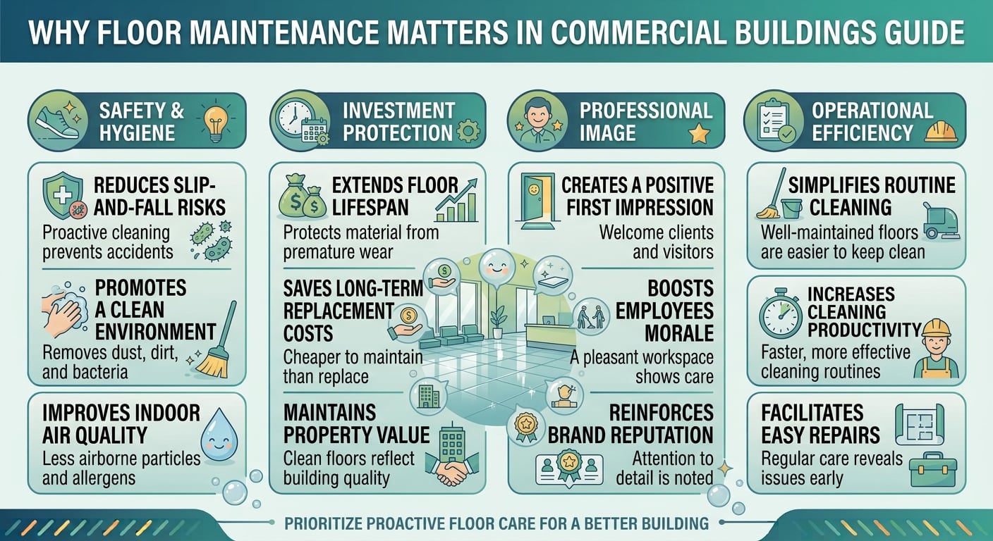 Why Floor Maintenance Matters in Commercial Buildings Guide
